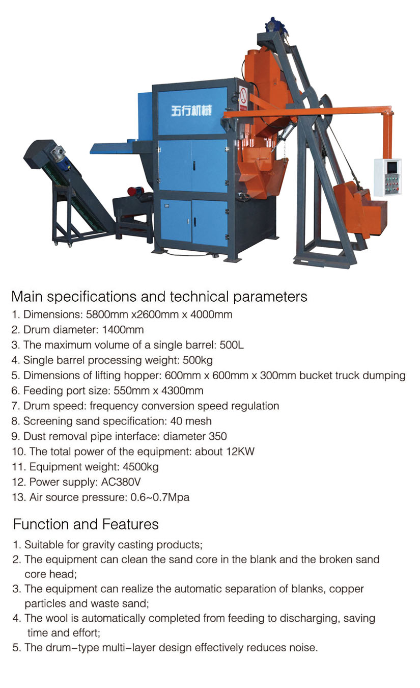 Drum Sand Cleaning Machine